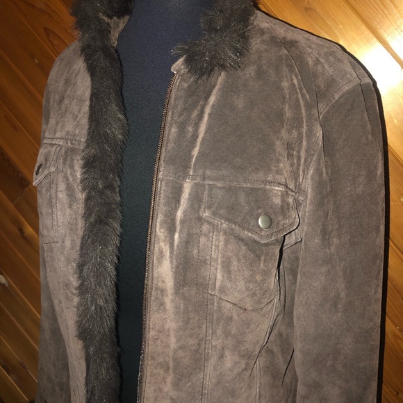 Coldwater Creek Genuine Leather Jacket |Medium | EUC - Picture 3 of 11